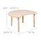 Flash Furniture Crescent 25.125 W, 35.5 L, 23.5 H, Plastic, Steel, Brown YU-YCY-093-CIR-TBL-NAT-GG - alternate 4